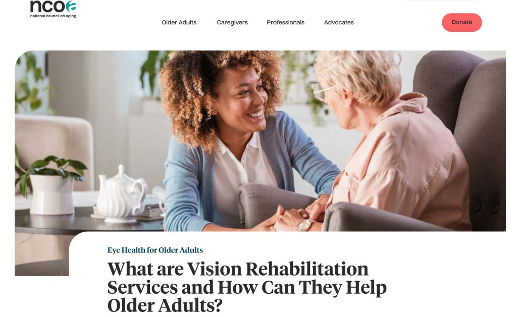 link to National Council On Aging article - What are vision rehabilitation services and how can they help older adults