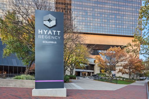 Photo of the Hyatt Regency Columbus, external sign